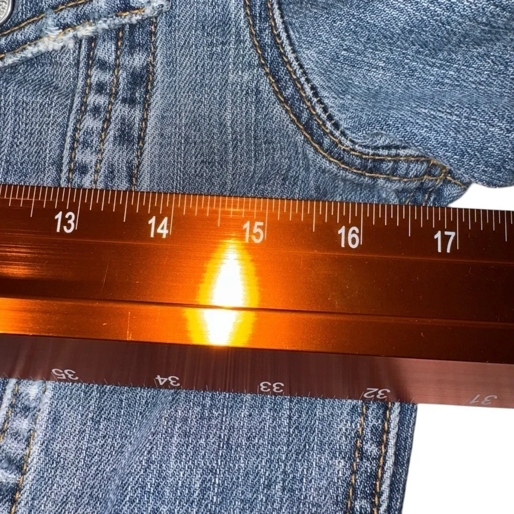 GAP Kids Small Faded Denim Trucker Jean Jacket 2000’s - Picture 4 of 6